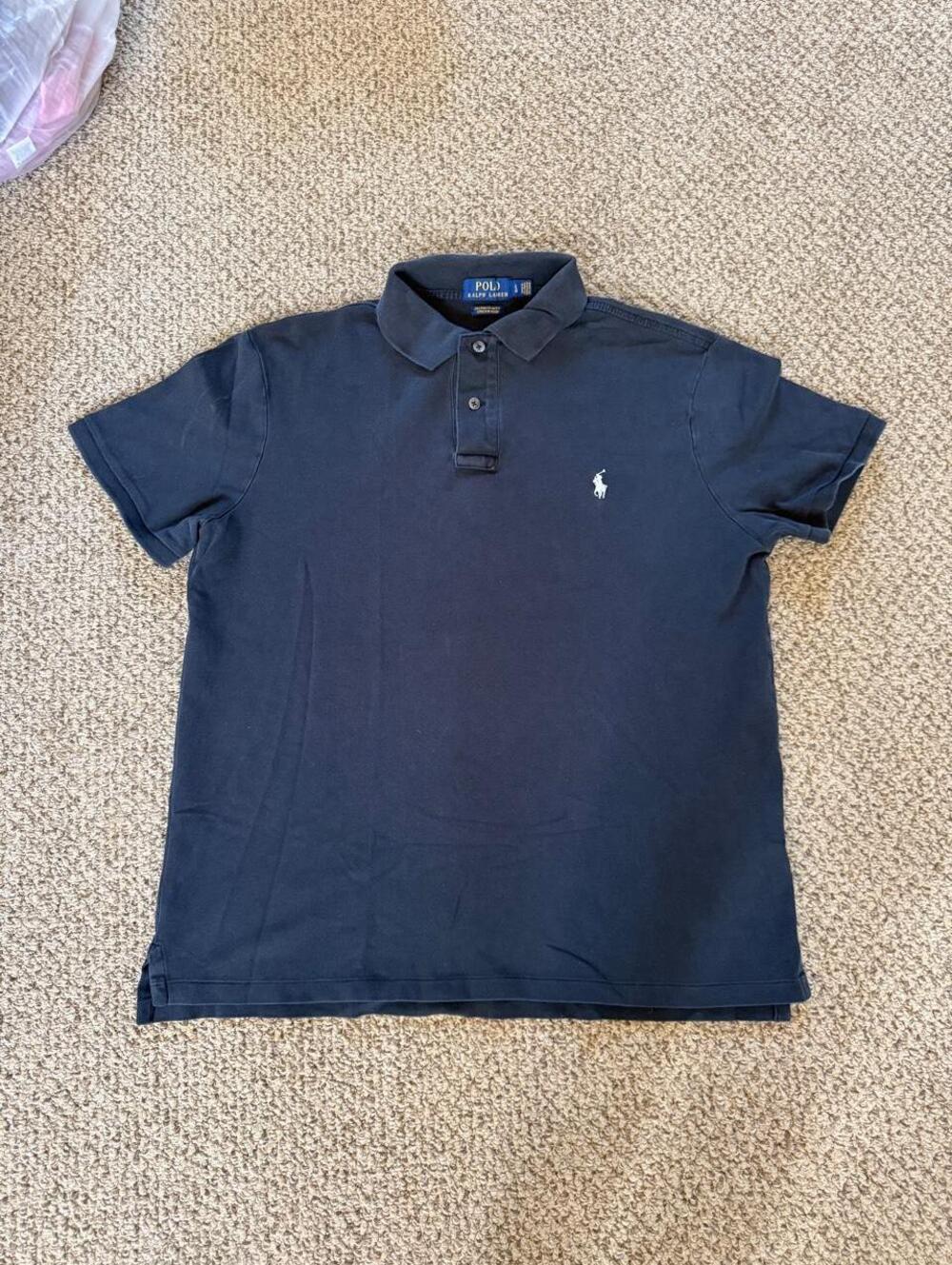 Polo Ralph Lauren black polo shirt